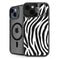 Zebra Print iPhone 13 Kickstand Case