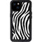 Zebra Print iPhone 15 Plus Waterproof Case