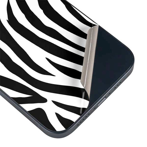 Zebra Print iPhone 15 Skin