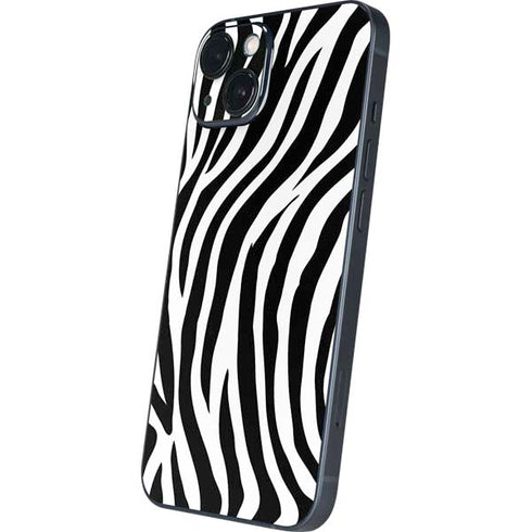 Zebra Print iPhone 15 Skin