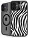 Zebra Print iPhone 16 Kickstand Case