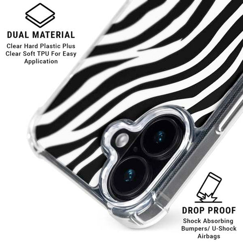 Zebra Print iPhone 16 MagSafe Case