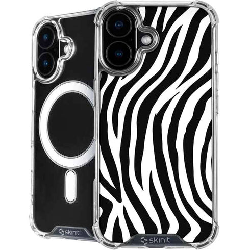 Zebra Print iPhone 16 Plus MagSafe Case