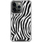 Zebra Print iPhone 16 Pro Clear Case