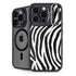 Zebra Print iPhone 16 Pro Max Kickstand Case