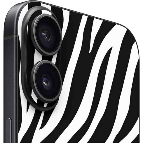 Zebra Print iPhone 16 Skin