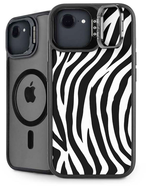 Zebra Print iPhone 16e Kickstand Case