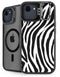 Zebra Print iPhone 16e Kickstand Case