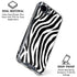 Zebra Print iPhone 16e Clear Case
