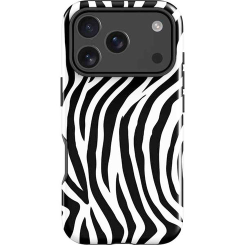 Zebra Print iPhone 18 Pro Impact Case