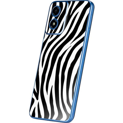 Zebra Print Moto G Play 4G (2024) Skin