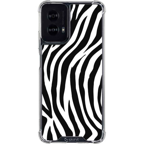 Zebra Print Moto G Power 5G (2024) Clear Case
