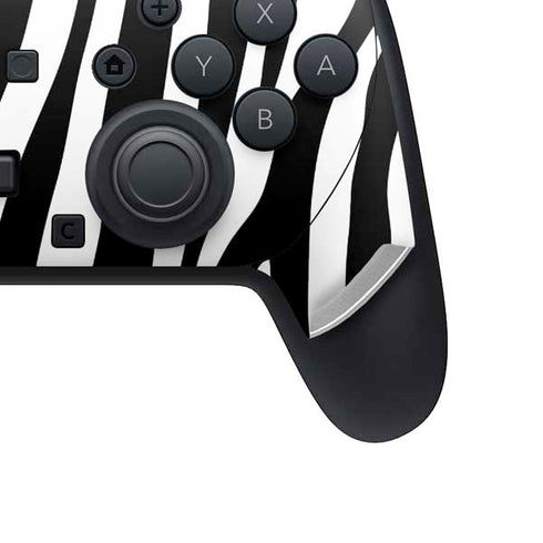 Zebra Print Nintendo Switch 2 (2025) Pro Controller Skin