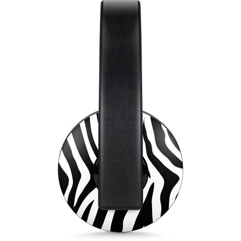 Zebra Print PlayStation 4 Gold Wireless Headset Skin