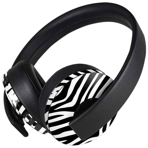 Zebra Print PlayStation 4 Gold Wireless Headset Skin