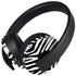 Zebra Print PlayStation 4 Gold Wireless Headset Skin