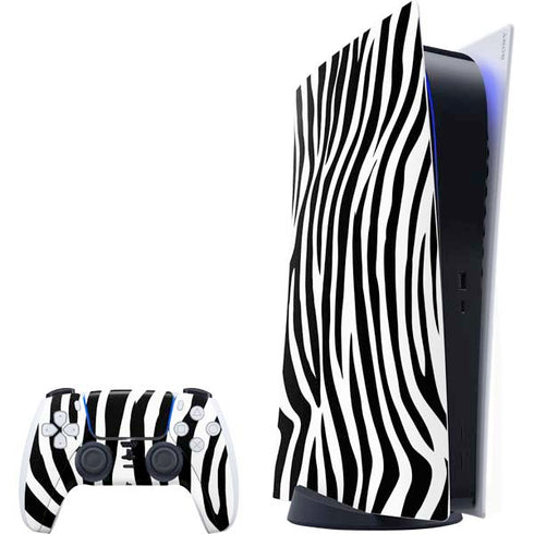 Zebra Print PlayStation PS5 Skins