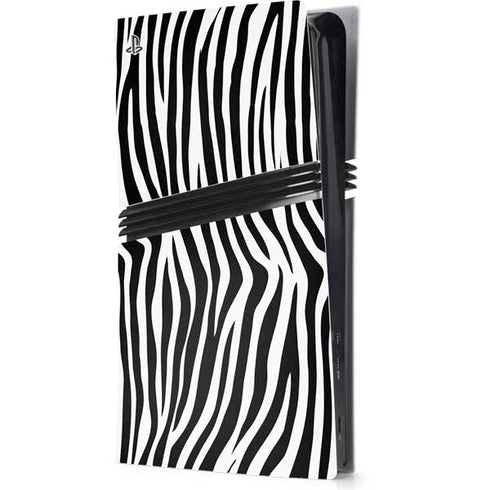 Zebra Print PS5 Pro Console Skin
