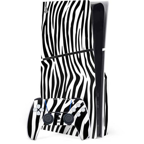 Zebra Print PlayStation PS5 Skins