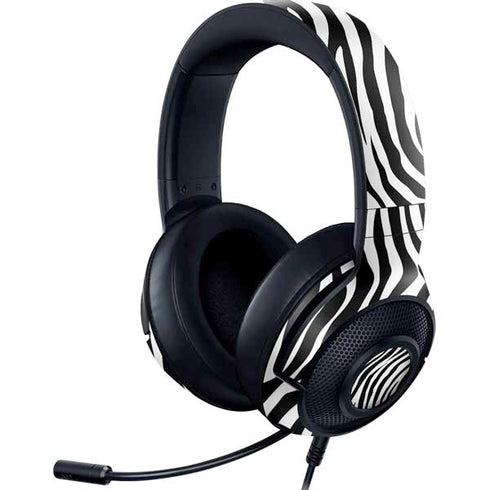 Zebra Print Razer Kraken X Skin