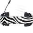 Zebra Print Razer Kraken X Skin