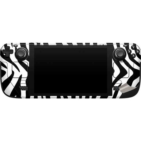 Zebra Print Steam Deck Handheld Gaming Computer Skin