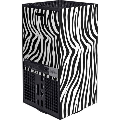 Zebra Print XBox Series X Digital Edition Bundle Skin