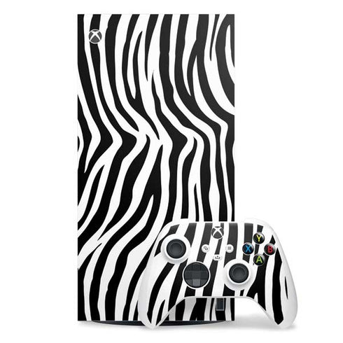 Zebra Print Xbox Series X Skins