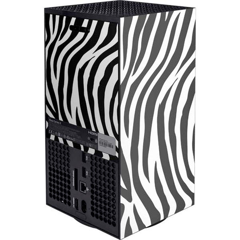 Zebra Print XBox Series X Digital Edition Console Skin