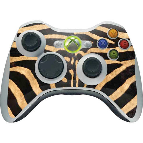 Zebra Xbox 360 Wireless Controller Skin