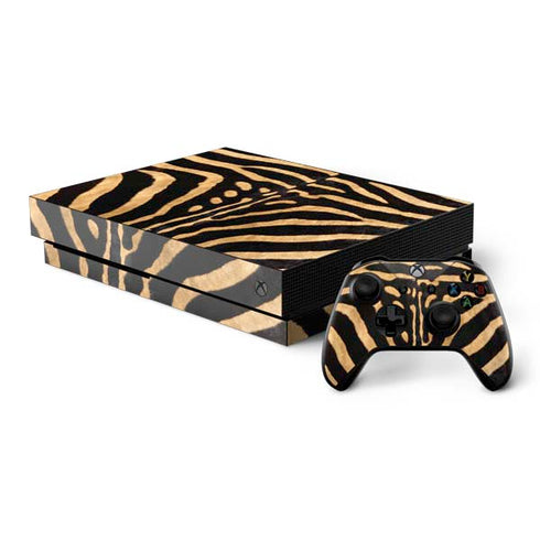 Zebra Xbox One X Bundle Skin