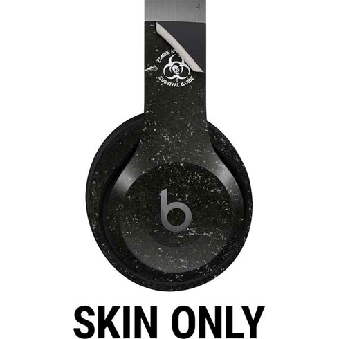 Zombie Apocalypse Survival Guide Beats Solo 4 Wireless Headphones Skin
