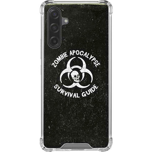Zombie Apocalypse Survival Guide Galaxy A17 Clear Case