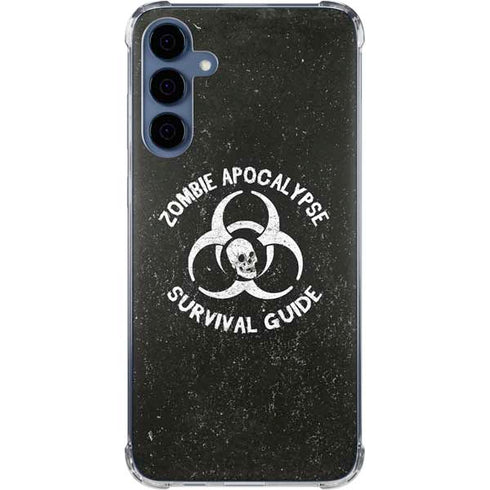 Zombie Apocalypse Survival Guide Galaxy A35 5G Clear Case