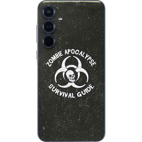 Zombie Apocalypse Survival Guide Galaxy A35 5G Skin