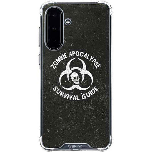 Zombie Apocalypse Survival Guide Galaxy A36 5G Clear Case