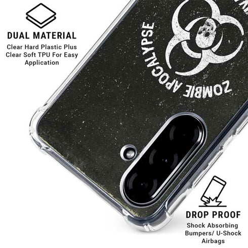 Zombie Apocalypse Survival Guide Galaxy A36 5G Clear Case