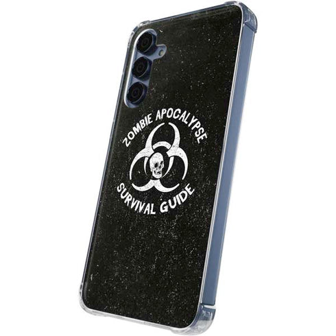 Zombie Apocalypse Survival Guide Galaxy A55 5G Clear Case