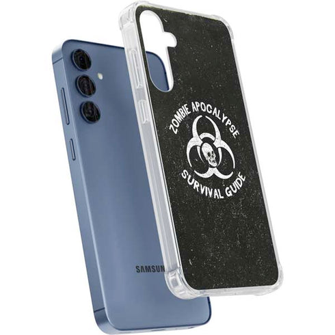 Zombie Apocalypse Survival Guide Galaxy A55 5G Clear Case