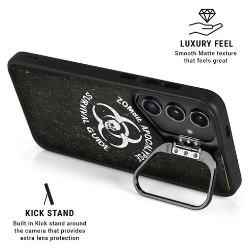 Zombie Apocalypse Survival Guide Galaxy S24 FE Kickstand Case