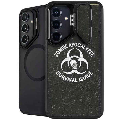 Zombie Apocalypse Survival Guide Galaxy S25 Plus Kickstand Case