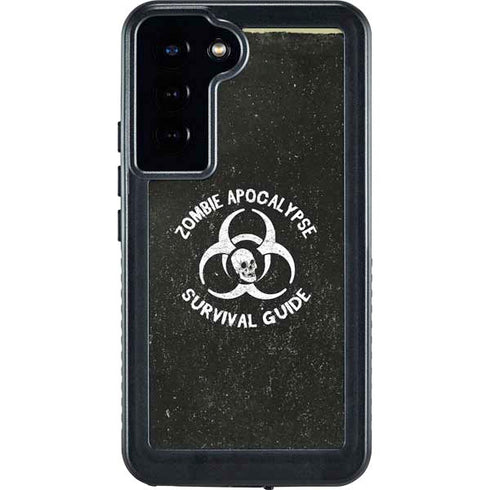 Zombie Apocalypse Survival Guide Galaxy S24 Plus Waterproof Case