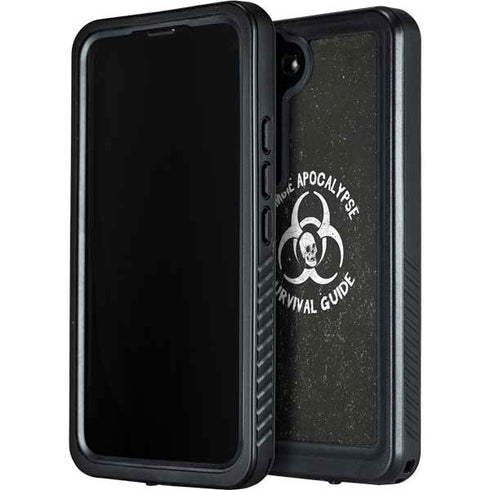 Zombie Apocalypse Survival Guide Galaxy S24 Plus Waterproof Case