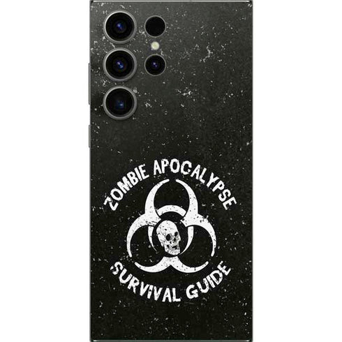 Zombie Apocalypse Survival Guide Galaxy S25 Ultra Skin