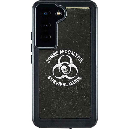 Zombie Apocalypse Survival Guide Galaxy S24 Waterproof Case