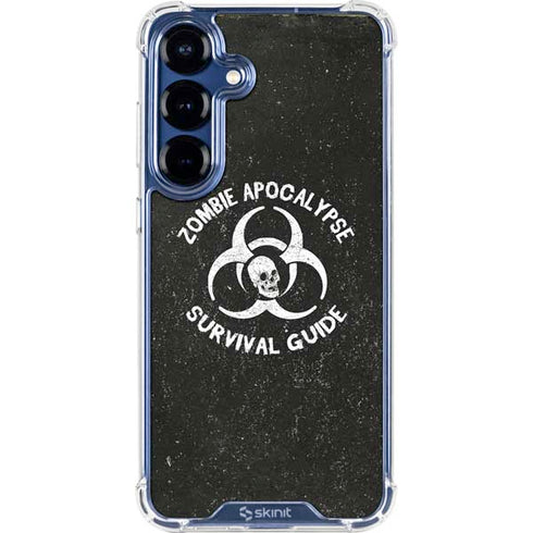 Zombie Apocalypse Survival Guide Galaxy S25 Plus Clear Case