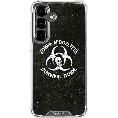 Zombie Apocalypse Survival Guide Galaxy S26 Clear Case