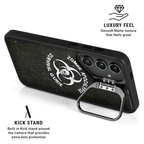Zombie Apocalypse Survival Guide Galaxy S26 Kickstand Case