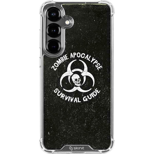 Zombie Apocalypse Survival Guide Galaxy S26 Plus Clear Case