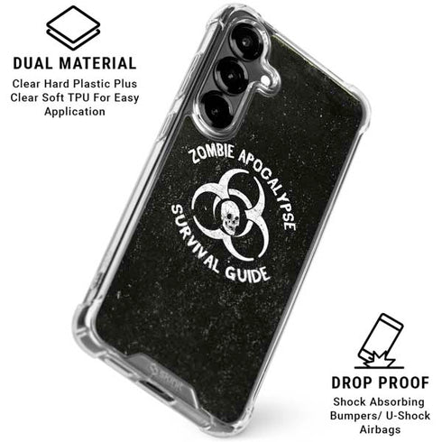 Zombie Apocalypse Survival Guide Galaxy S26 Plus Clear Case